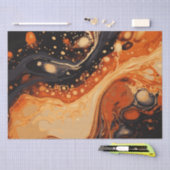 Halloween Marmeren Aquarel Swirl 2 Tissuepapier (Craft)