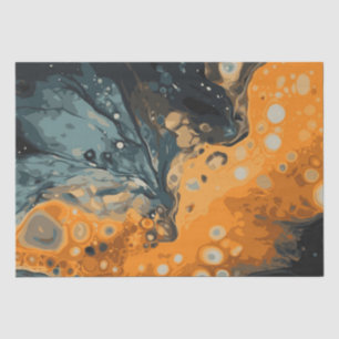 Halloween Marmeren Aquarel Swirl 3 Tissuepapier