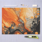 Halloween Marmeren Aquarel Swirl 7 Tissuepapier (Craft)