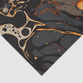 Halloween Marmeren Aquarel Swirl 8 Tissuepapier (Detail)