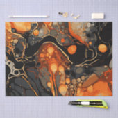 Halloween Marmeren Aquarel Swirl 8 Tissuepapier (Craft)