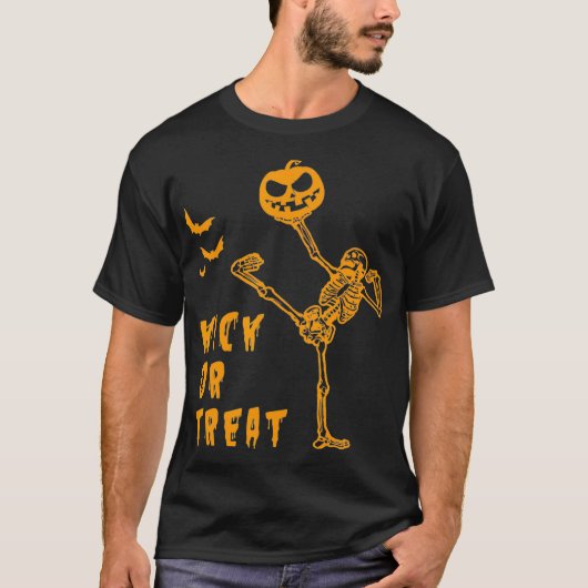 Halloween martial art Taekwondo Karate kungfu T-shirt (Voorkant)