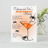 Halloween Martini Shindig! Kaart (Staand voorkant)