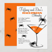 Halloween Martini Shindig! Kaart (Voorkant / Achterkant)
