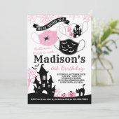 Halloween Mask-a-rade Kaart (Staand voorkant)