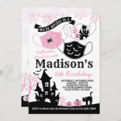 Halloween Mask-a-rade Kaart (Voorkant / Achterkant)