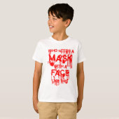 Halloween masker t-shirt (Voorkant volledig)