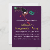 HALLOWEEN MASKERADENPARTY,Zwart Kaart (Achterkant)