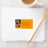 Halloween Masquerade  adreslabel Etiket (Insitu)