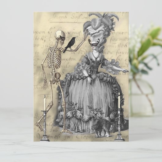 Halloween Masquerade Ball 2 Kaart (Staand voorkant)