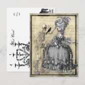 Halloween Masquerade Ball Briefkaart (Voorkant / Achterkant)