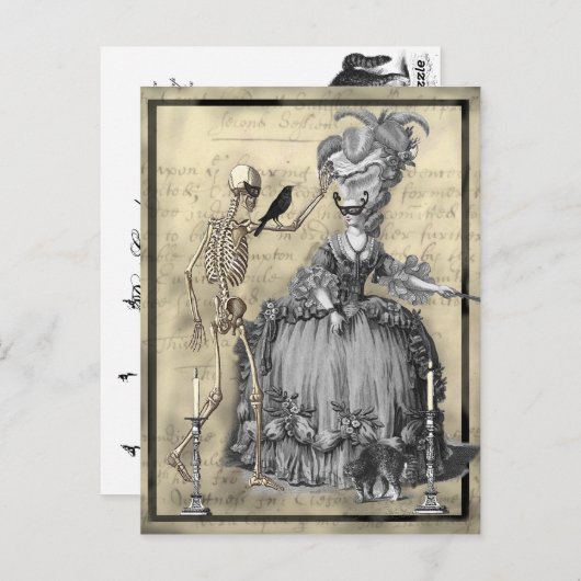 Halloween Masquerade Ball Briefkaart (Voorkant / Achterkant)