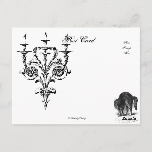 Halloween Masquerade Ball Briefkaart (Achterkant)