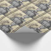 Halloween Masquerade Ball Cadeaupapier (Hoek)