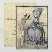 Halloween Masquerade Ball Kaart (Voorkant / Achterkant)