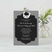 Halloween Masquerade Ball Kaart (Staand voorkant)