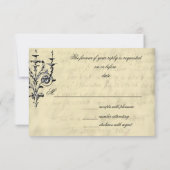 Halloween Masquerade Ball RSVP Kaartje (Achterkant)