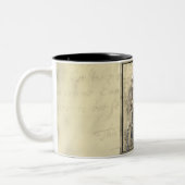 Halloween Masquerade Ball Tweekleurige Koffiemok (Links)