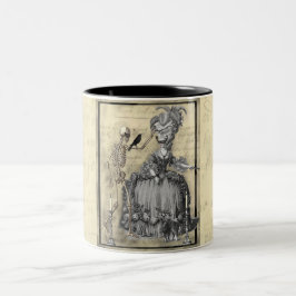 Halloween Masquerade Ball Tweekleurige Koffiemok