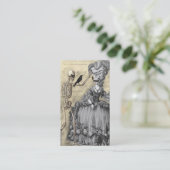 Halloween Masquerade Ball Visitekaartje (Staand voorkant)