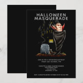 Halloween Masquerade Count Dracula en Grave Kaart (Voorkant / Achterkant)