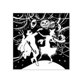  Halloween Masquerade Dance Rubber Stamp Rubberstempel (Afrduk)