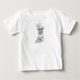Halloween Masquerade Kat zwart lijntekening