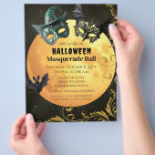 Halloween Masquerade Kostuum Feest Flyer (Hand)
