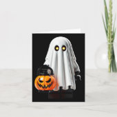 Halloween Master Builder Ghost Kinder Bouwsteen Kaart (Voorkant)