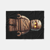 Halloween Master Builder Mummy Kinder Bouwsteen Fleece Deken (Voorkant (Horizontaal))