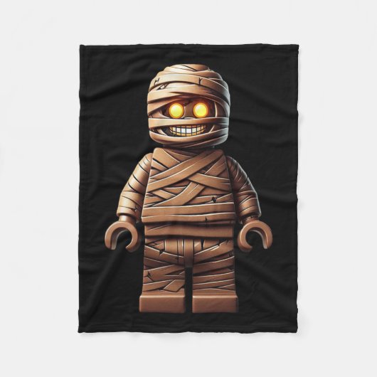 Halloween Master Builder Mummy Kinder Bouwsteen Fleece Deken (Voorkant)