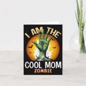 Halloween Matching Cool Mom Zombie Kostuum Kaart (Voorkant)