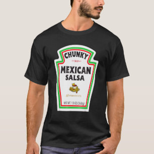 Halloween Matching Costume Chunky Mexican Salsa Bo T-shirt