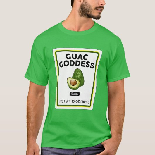 Halloween Matching Costume Guacamole Goddess Bottl T-shirt (Voorkant)