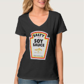 Halloween Matching Costume Salty Soy Sauce Bottle T-shirt (Voorkant)