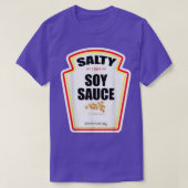 Halloween Matching Costume Salty Soy Sauce Bottle T-shirt (Design voorkant)