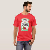 Halloween Matching Costume Saucy Tomato Ketchup Bo T-shirt (Voorkant volledig)
