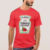 Halloween Matching Costume Saucy Tomato Ketchup Bo T-shirt (Voorkant)
