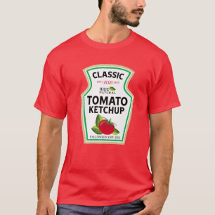 Halloween Matching Costume Saucy Tomato Ketchup Bo T-shirt