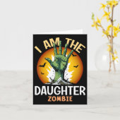 Halloween Matching Daughter Zombie Kostuum Kaart (Gele Bloem)