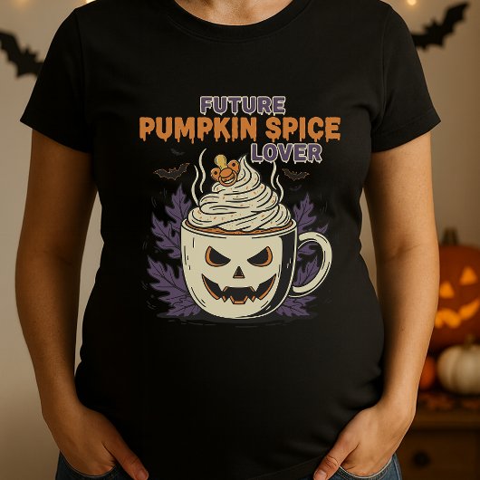Halloween Maternity Future Pumpkin Spice Lover T-shirt