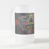 HALLOWEEN MATGLAS BIERPUL (Voorkant links)