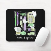 Halloween Math Teacher Ghosts Trig Or Treat Studen Muismat (Met muis)