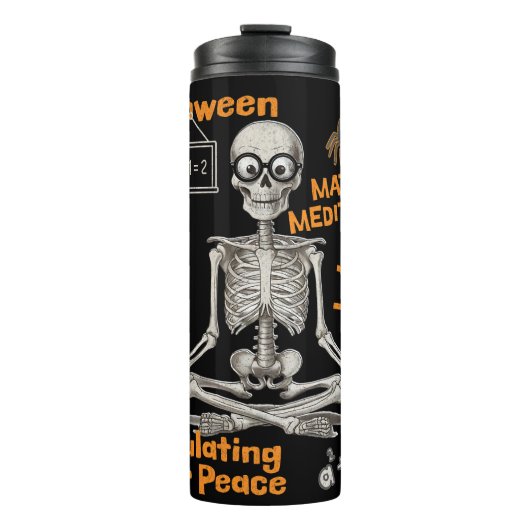 HALLOWEEN MATHISCHE MEDITATIE BEREKENEN INNERLIJKE THERMOSBEKER (Voorkant)