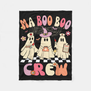 Halloween Medical Instant Boo Crew Grappig Man Gho Fleece Deken