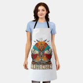 Halloween Mediterende Pompoen Skelet Retro Zon Ba Schort (Gedragen)