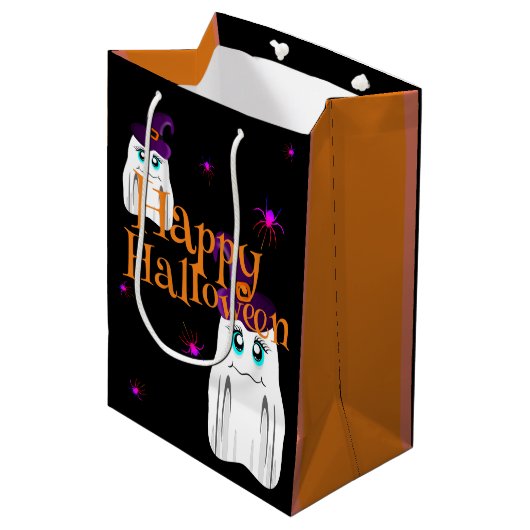 Halloween Medium Cadeauzakje (Voorkant Gekanteld)