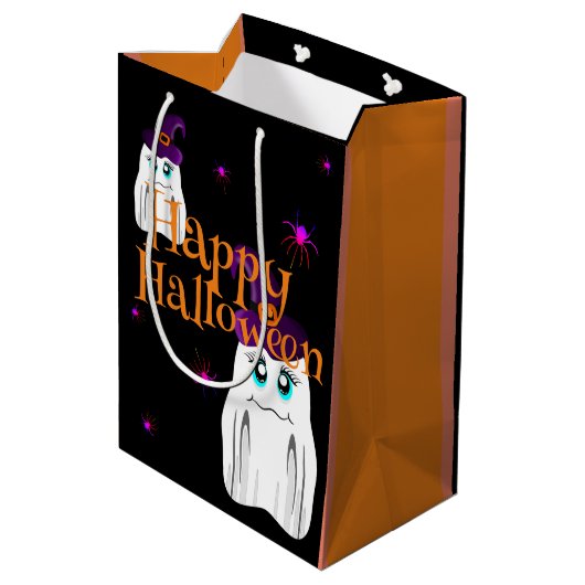 Halloween Medium Cadeauzakje (Achterkant Gekanteld)