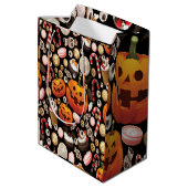 Halloween Medium Cadeauzakje (Achterkant Gekanteld)