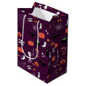 Halloween Medium Cadeauzakje (Voorkant Gekanteld)